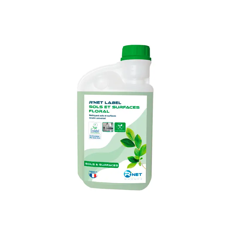 R’NET LABEL SOLS ET SURFACES FLORAL 1 L FLACON DOSEUR